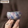 50ML Rock Mineral Point Gold Teacup Traditional Tea Bowl Tea Pair Tea-tasting Fragrance Cup Chazhan Master Cups Household Cafes