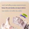 Princess Girls' Mid-Calf Cotton Socks – Cute Cartoon Design for Spring, Autumn, and Winter