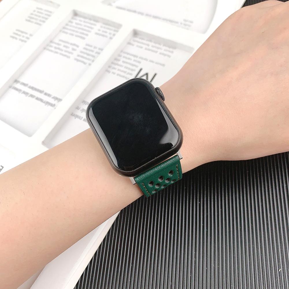 Silicone+Leather Strap For Apple Watch Ultra2 Band 49mm 45mm 41mm 40mm 44mm 42mm Magnetic Bracelet iWatch Series 9 8 7 SE 6 5 4 3