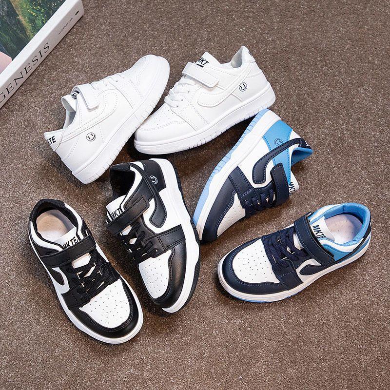 Children's sports shoes 2025 autumn boys and girls casual board shoes comfortable low-top AJ breathable soft sole style versatile