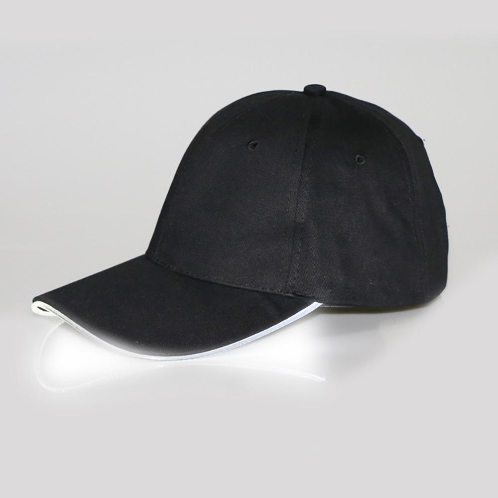 Cotton Flashing Glow Rave Party Cap Adjustable Hip-hop Luminous Hat  Stage Performance