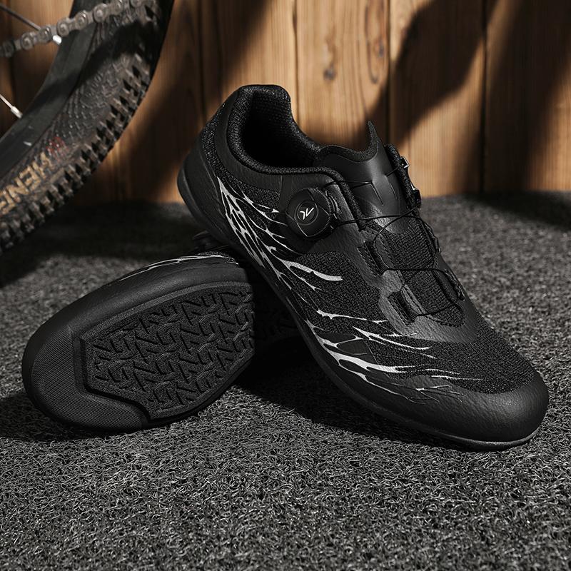 Scarpa da ciclismo MTB Pedale piatto scarpe da bicicletta tacchette Uomo tacchette scarpe bicicletta Scarpa Mountain Bike Ciclismo da Corsa Calzature Scarpa da ginnastica da ciclismo