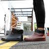 Rain Boots Men's Rubber Boots Man Water-proof Anti-skid Colorful Unisex Ankle Boots Lightweight Water Boots High End