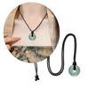 Crystal Agate Pendant Clavicle Chain Adjustable Cold Wind Safety Buckle Necklace