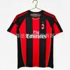Vintage Football Jersey Short Sleeve Retro Soccer Shirt Men AC Milan Inter Roma Juventus