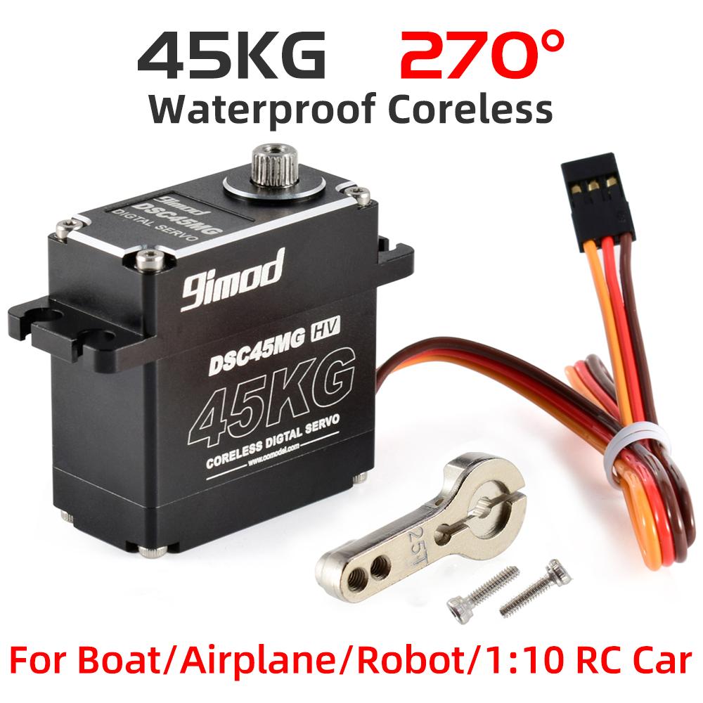 RC Servo 9imod Waterproof Brushless Coreless Servo 50KG 45KG 35KG 25KG Metal Gear Digital Servo for RC Model