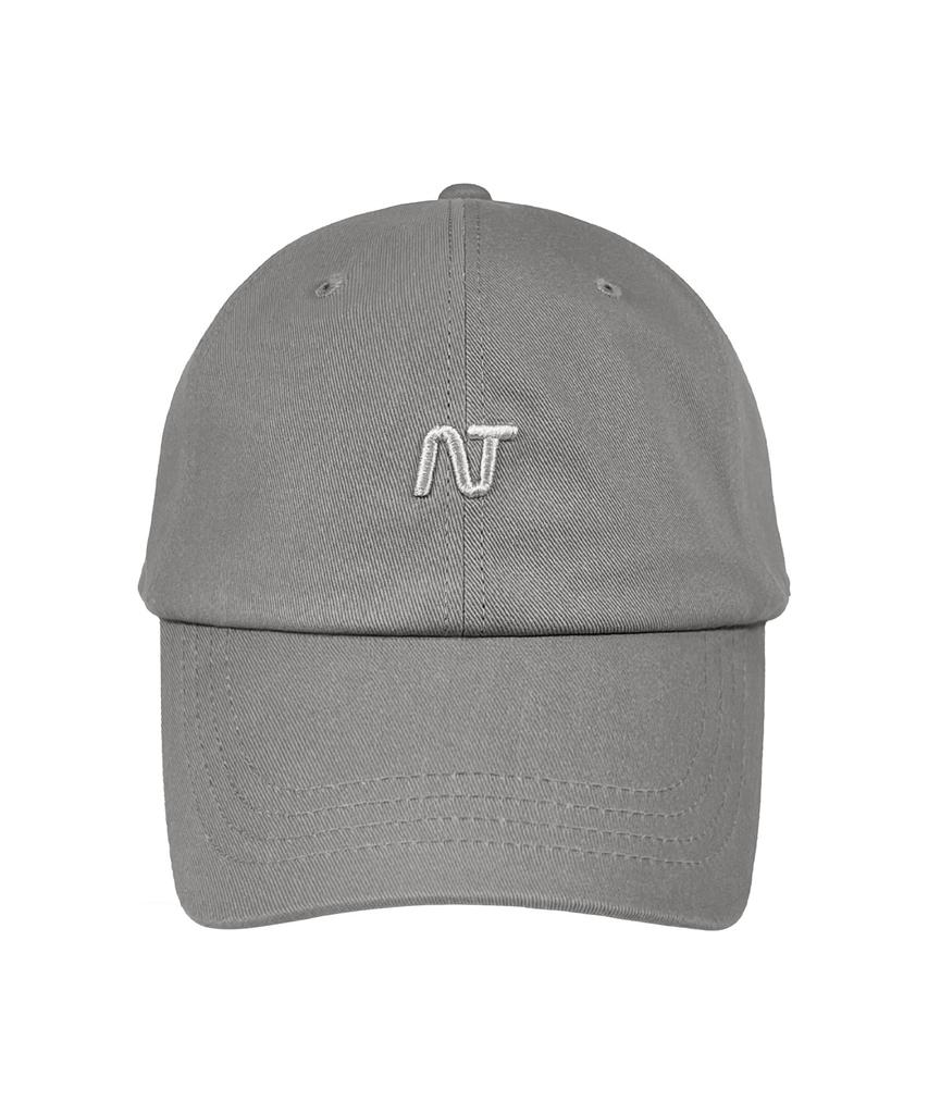 Nyuteib Silver Back String Oversized Ball Cap - Gray