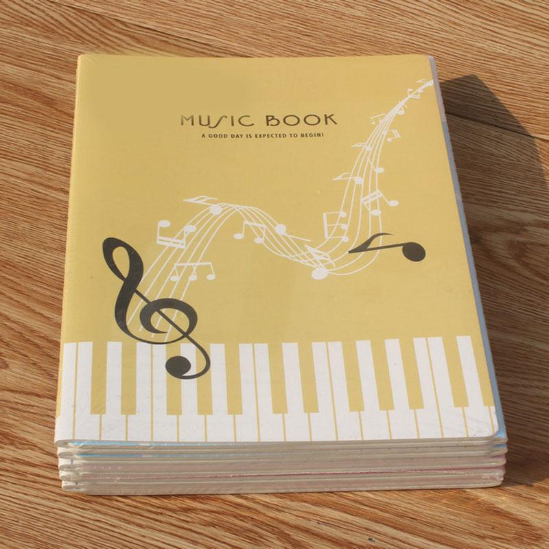 1pcs 36 Sheets Creative Sheet Music Book Fashion Simple Piano Music Notebook For Student Practical Music Exercise Book