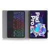 Xiaomi Mi Pad 8 & Redmi Pad 2 Protective Case with 7-Color Backlit Bluetooth Keyboard