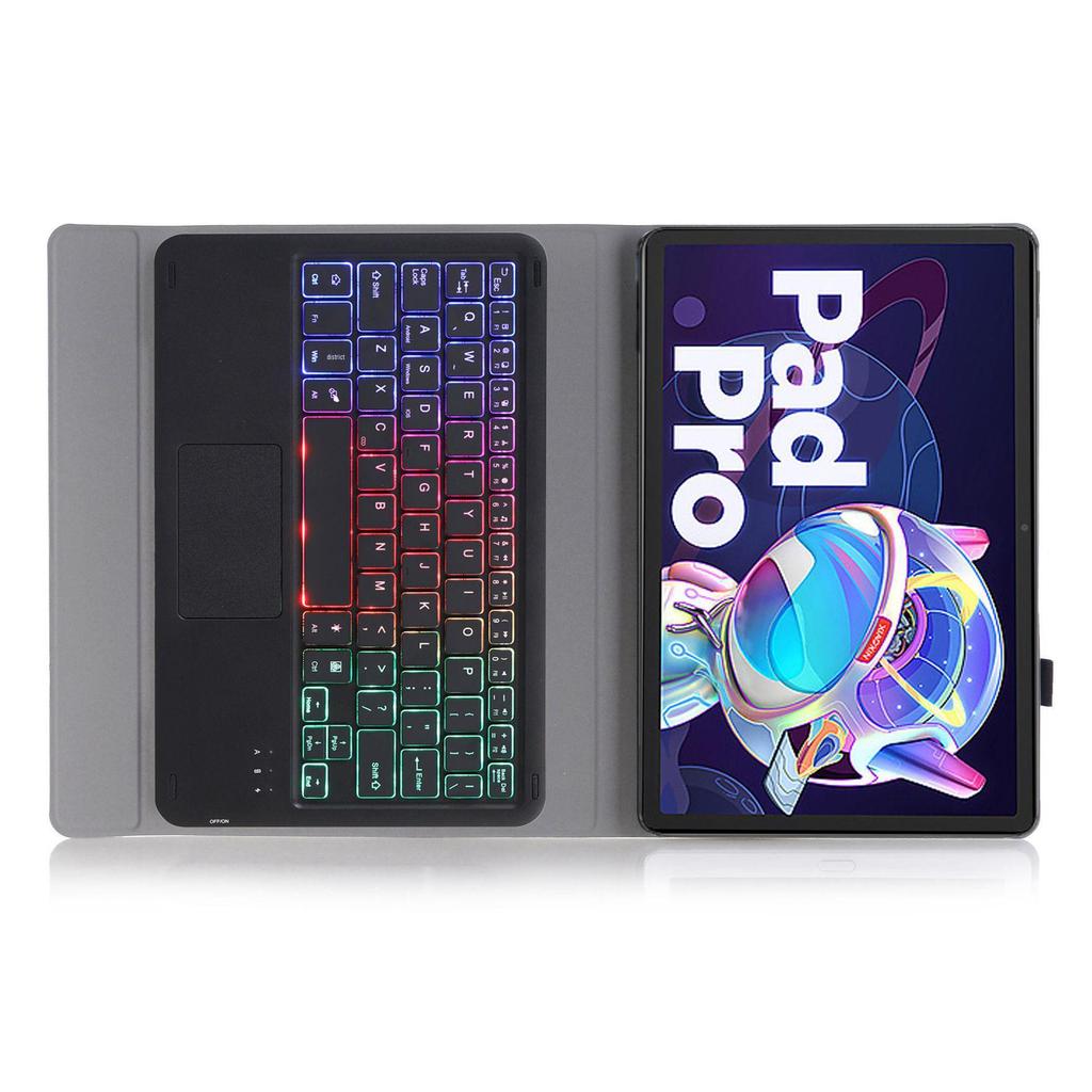 Xiaomi Mi Pad 8 & Redmi Pad 2 Protective Case with 7-Color Backlit Bluetooth Keyboard