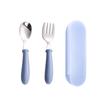 304 Stainless Steel Children's Cutlery Set - Baby Spoon, Fork, and Dinner Spoon