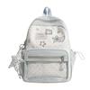 Schoolbag Korean vitality milk yellow star sticker middle school student backpack sweet age-reducing girlfriends travel small backpack