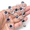 Tanzanite Quartz Gemstone Women's Unisex Jewelry Necklace Set 18-20''