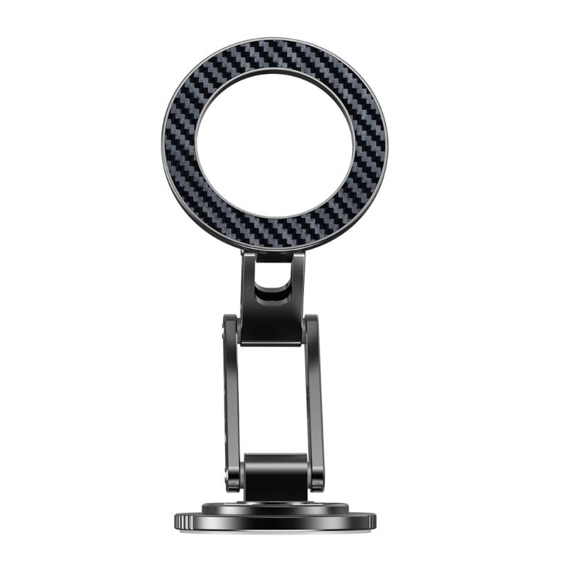 Multifunction Magnetic Car Phone Mount With 360 Swivels Rotation Metal Construction For Stable Driving View