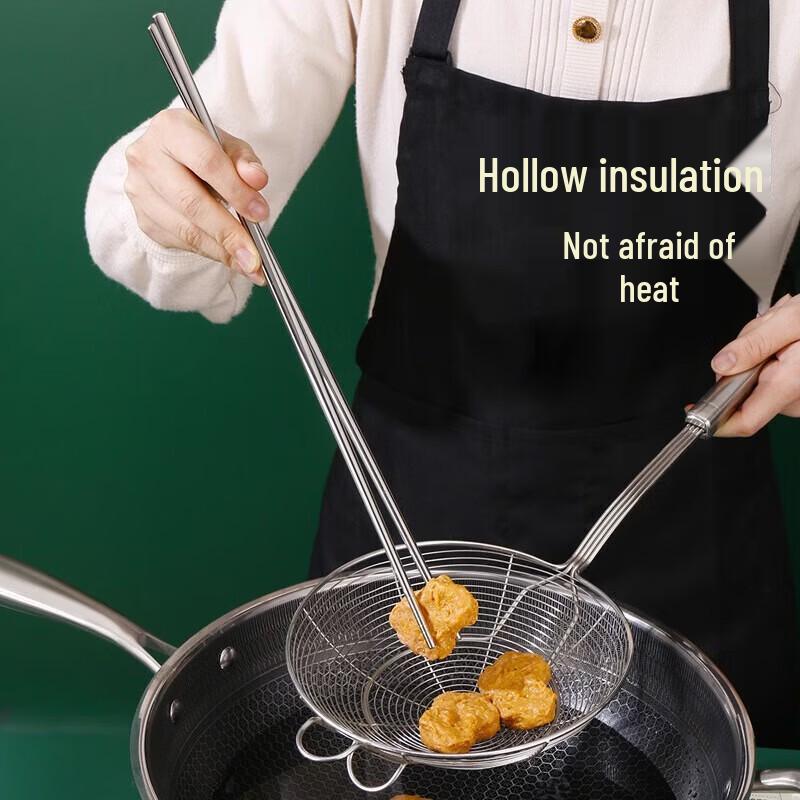 304 Stainless Steel Extra Long Cooking Chopsticks