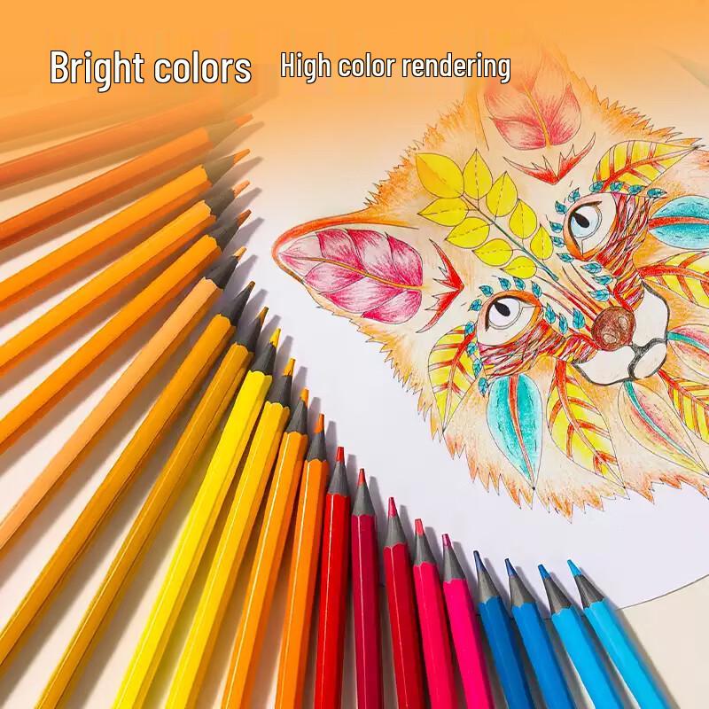 Deli 36-Color Hexagonal Erasable Colored Pencils
