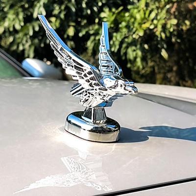 3D Flying Eagle Emblem Car Logo Front Hood Ornament Eagle Badge Car Stickers Badge Decoration Stickers Car Accessories