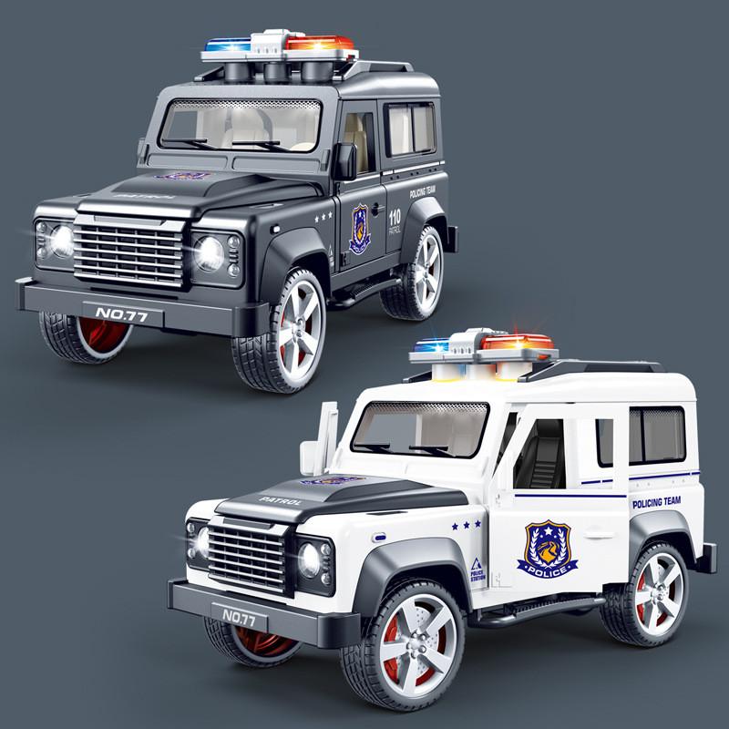 Simulation Off Police Road Vehicle Model Toy With Sound And Functions Light
