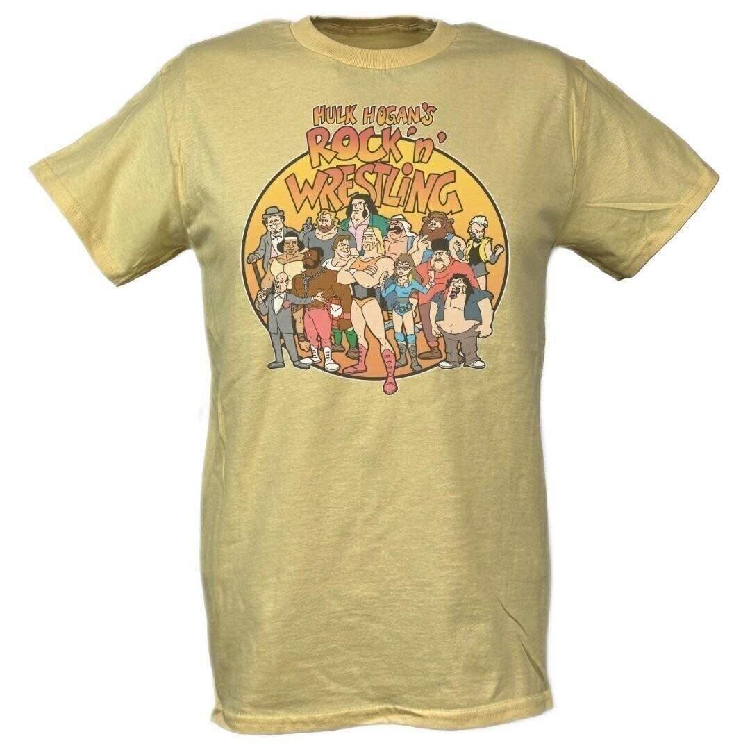 Hulk Hogan Rock N Wrestling 100% Cotton T-shirt Mens Tees Top S