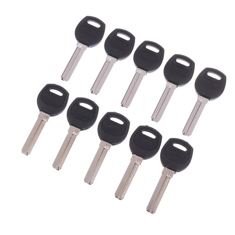 10Pcs Key Embryo Ab Lock Security Door Key Blank Electric Door Lock Blank Fingerprint Lock Password Lock Blank Car Key Blanks