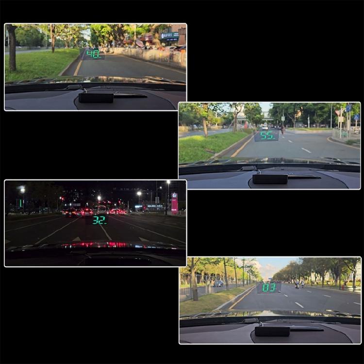 Fahrzeug Head-Up-Display Mit Genauer Navigation Und Echtzeit-Geschwindigkeitsinformationen Für Langstreckenfahrer Sicheres Fahren