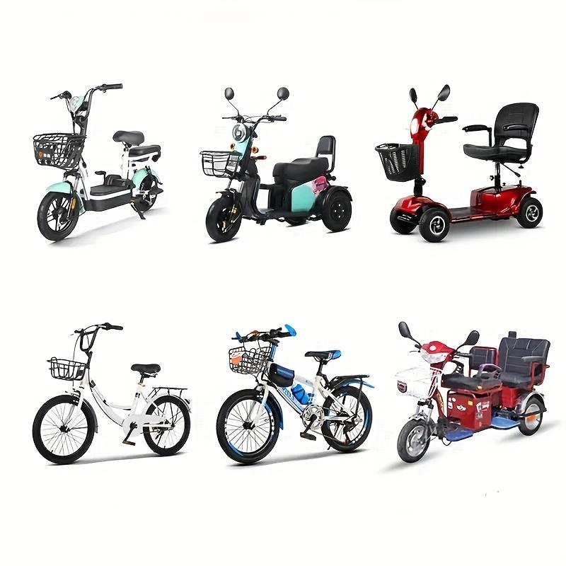 Outdoor Bike Basket Cover, Waterproof UV-Resistant Durable, Fits Electric Scooters Motorcycles Bicycles, Black Cover