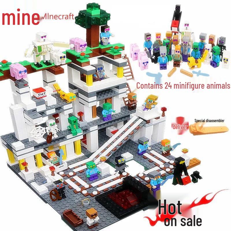 World Assembly Chinese Building Blocks: Cave Village Set for Kids