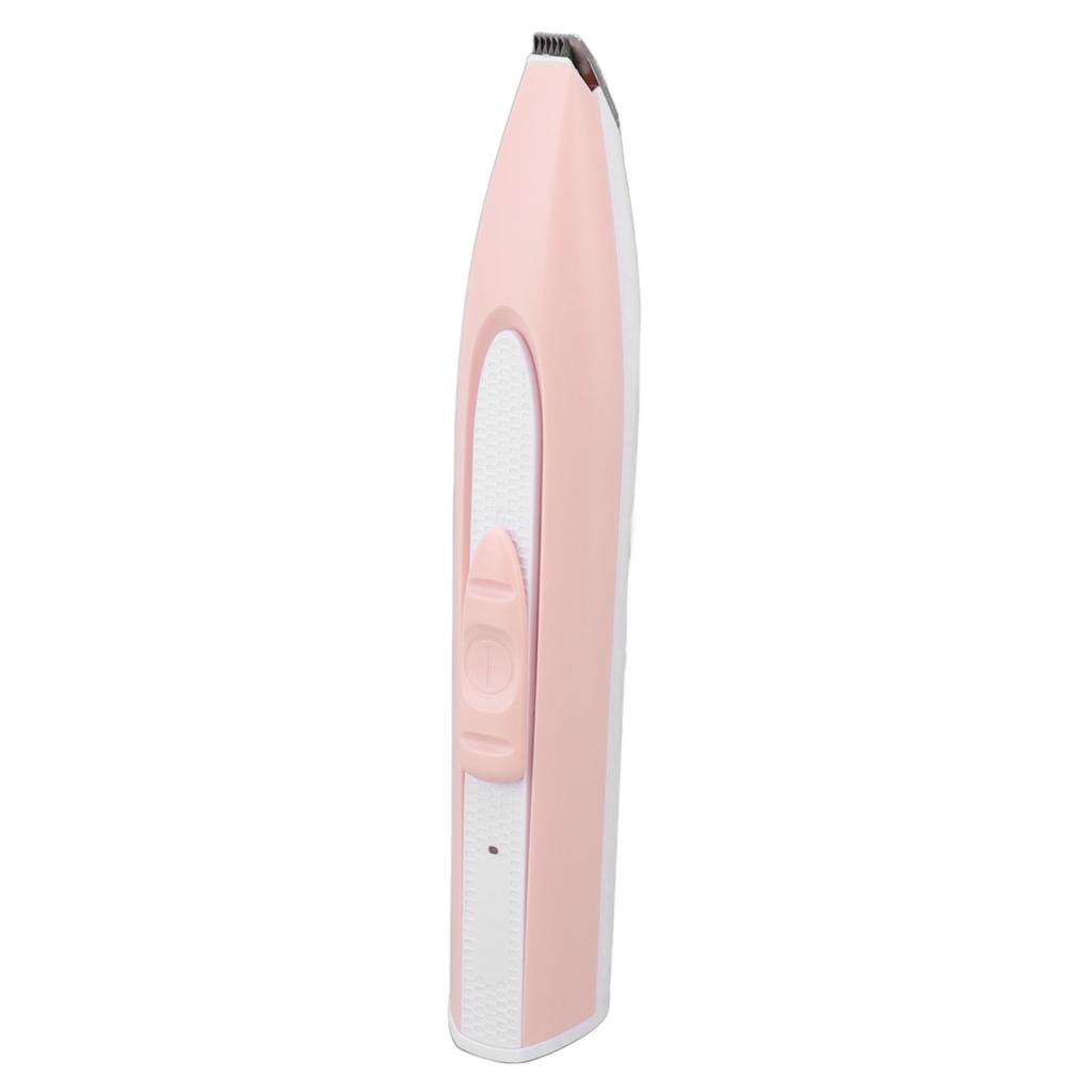 Pet Paw Hair Trimmer USB Rechargeable Low Noise Vibration Safe Dog Cat Grooming Clipper for Ears Face