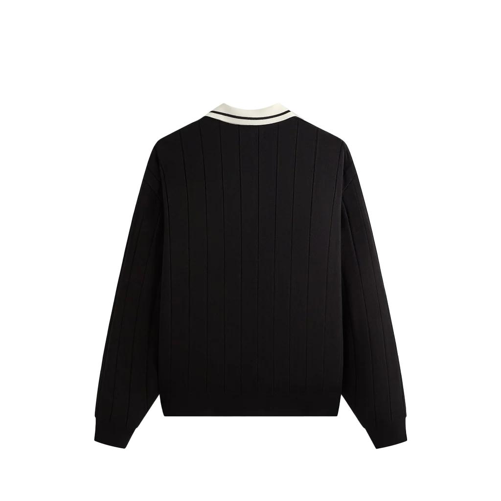 Kith Rugby Pullover Sweater Black Men Tops KHM033683-001