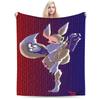 Soft Warm Blanket Child Airplane Travel Digimon Adventure Throw Blanket  Flannel Bedspread For Home Decor Fashion Sofa Bed Cover