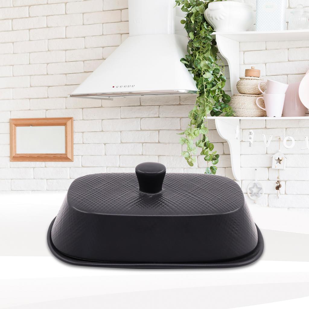 Ceramic Butter Dish MAESTRO BLACK MR-20001-45