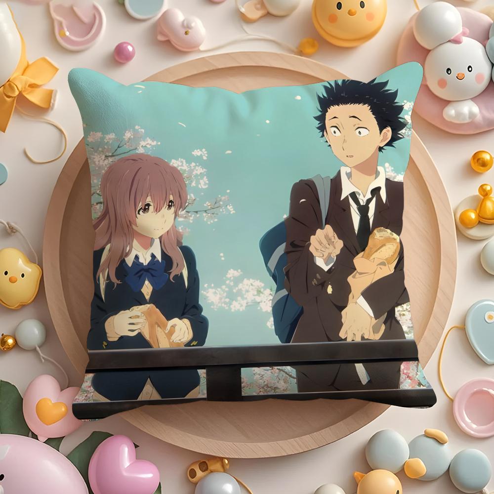 K-koe no K-KatachiS Cushion Cover Home & Car Multi-Scene Pillow Cover - Reversible, Soft & Durable for Daily Use