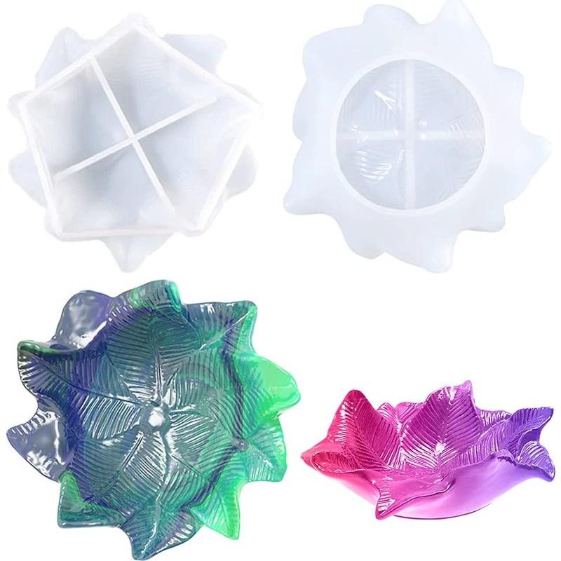 Fruit Plate Resin Silicone Molds DIY Crafts Jewelry Container Candy Holder Soap Dish Irregular Bowl Epoxy Casting Mold