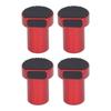 4pcs Red Woodworking Hole Accessories Aluminum Alloy Workbench Dog Bench Dogs  Woodworking