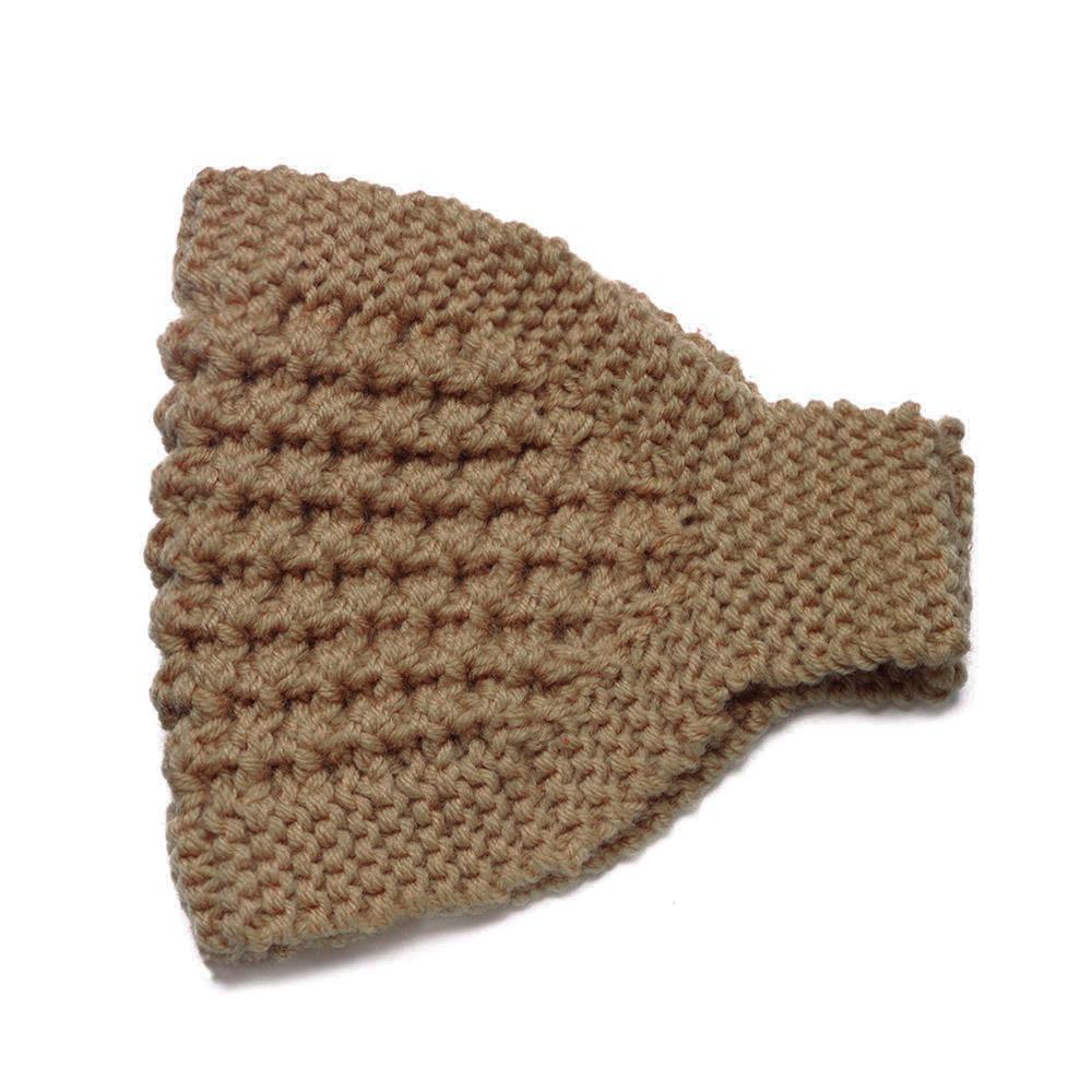 

Soft Knitted Braided Hairband Stretch Head Wraps Warmth Knitted Turban Ear Protection хакі