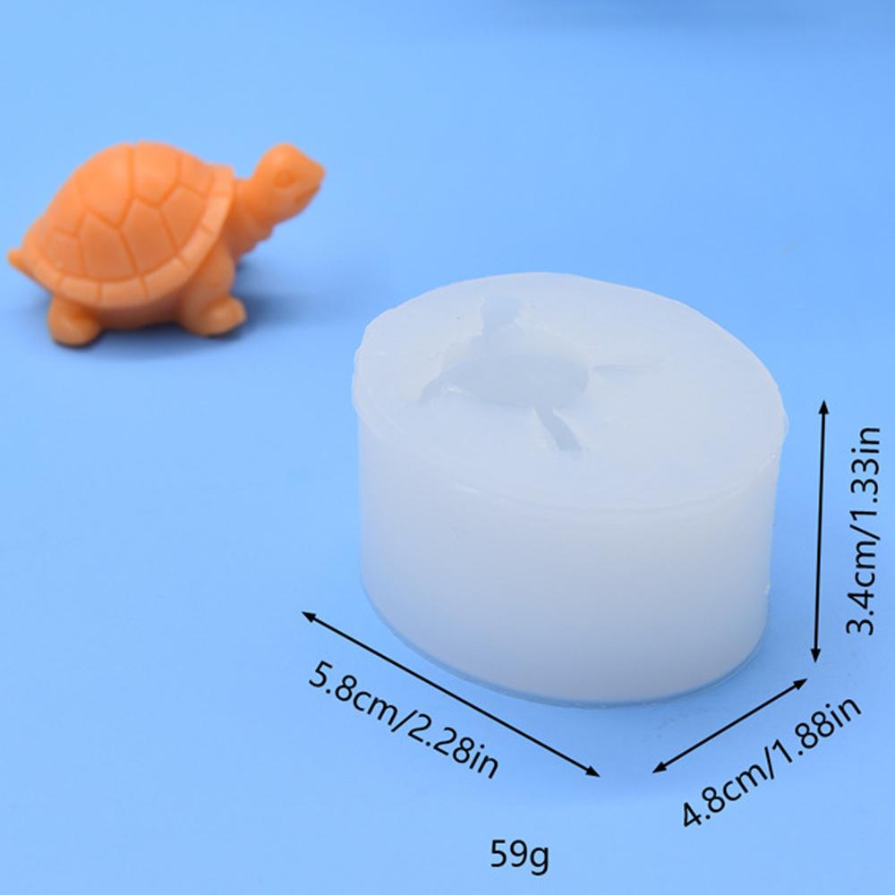 3D Creativity Ornament Silicone Candle Mold DIY Animal Turtle Craft Gift Making Soap Plaster Resin Baking Molds Home Decor