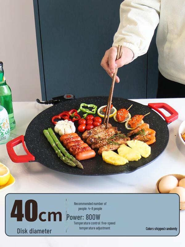 Multi-functional Electric Smokeless Grill Pan