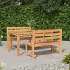 Vidaxl 3-Piece Garden Furniture Set, Solid Teak Wood
