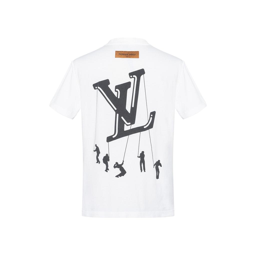 Louis Vuitton New Quarterly Products Of LV T Shirts Men's Crew Neck Moderate Straight Fit 1A8P8U