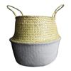 Seagrass Wicker Basket Wicker Basket Flower Pot Folding Basket Dirty Basket 