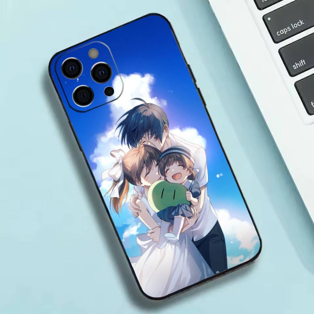 C-Clannad The cutest Anime Phone Case Silicone Soft For IPhone 17 16 15 14 13 12 11 X XR Plus Pro Max Plus