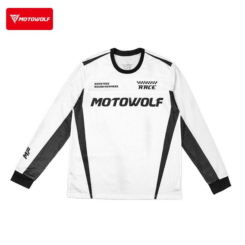 Mens Motorcycle Riding Shirt Long Sleeve Quick Dry Breathable Mesh UV Protection Comfort Fit