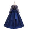 Kinder Prinzessin Langarm Formelles Hochzeits Blumenmädchen Kleid