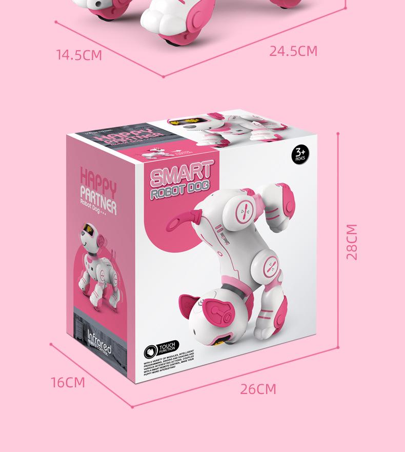 BG1533 Stunt Robot Dog: Electric Remote-Control Pet with Gesture Sensing and Somersault Capabilities.
