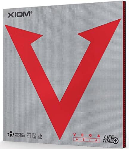 XIOM Vega Asia Red 2.0 Inverted Rubber Table Tennis Rubber (10451)