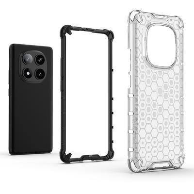 For Xiaomi Redmi Note 14 Pro 5G/Poco X7 5G Case PC+TPU Phone Cover Honeycomb Shape