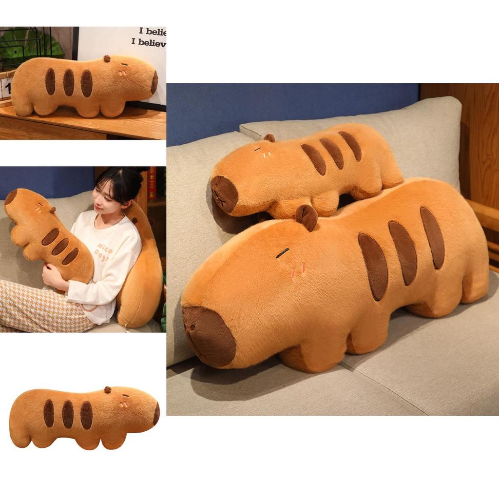 Adorable Capybara Plush Pillow For Cozy Bedroom Cuddling Soft Animal Toy Gift