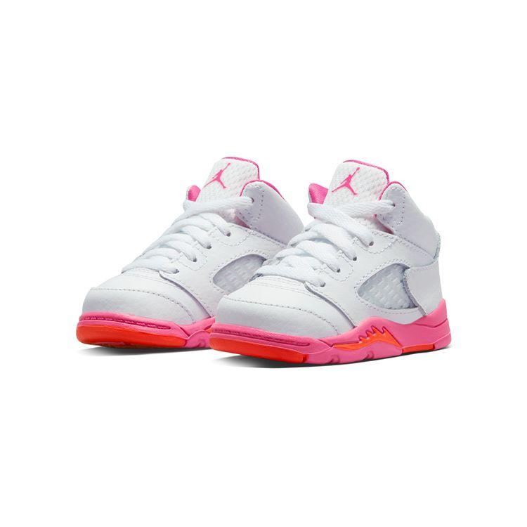 Air Jordan 5 Retro TD Pinksicle White Safety Orange 725172-168