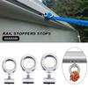 2Pcs M4 M5 M6 RV Caravan Awning Rail Stoppers Stops Motorhome Campervan Silver Stainless Steel Camper Parts