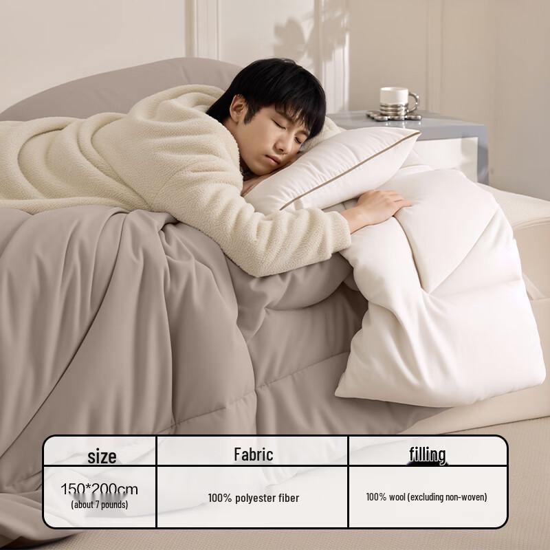 HLA 7A Antibacterial Australian Wool Quilt